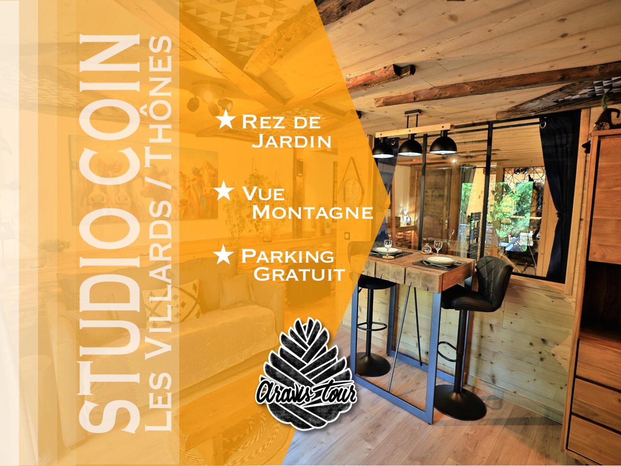 Studio Du Coin - Vue Montagne, Au Calme, Terrasse - Aravistour Les Villards-sur-Thônes Dış mekan fotoğraf